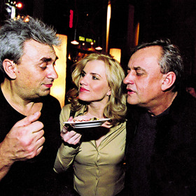 Vladimír Tesařík, Leona Machálková a Richard Tesařík.