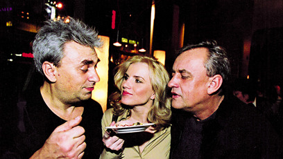 FOTO: Vladimír Tesařík, Leona Machálková a Richard Tesařík.