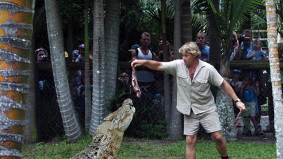 FOTO: Steve Irwin se zvířat nebál.
