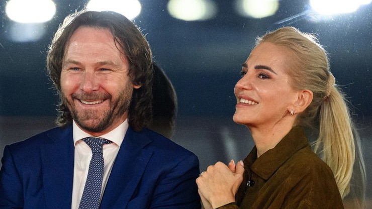 Dara Rolins s Pavlem Nedvědem a dcerou Laurou Homolovou.