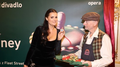FOTO: Ornella Koktová na premiéře opery Sweeney Todd: Ďábelský lazebník z Fleet Street.