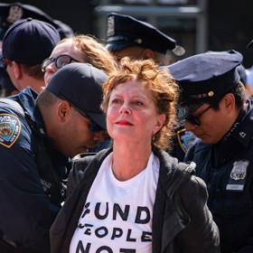 Susan Sarandon byla zatčená.