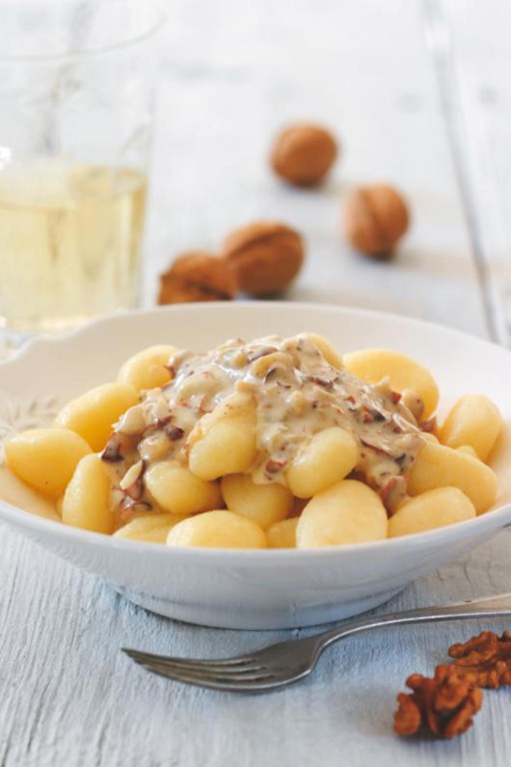 recept na Bramborové noky s gorgonzolou recept na Bramborové noky s gorgonzolou