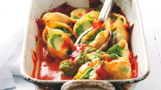Recept na conchiglioni se špenátem