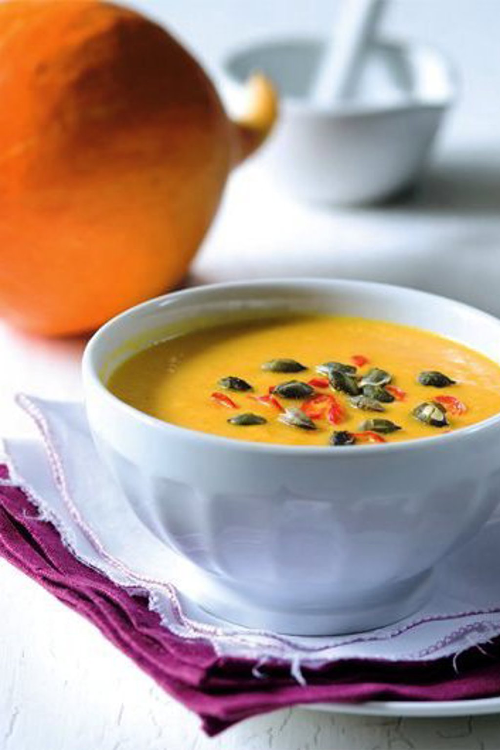 Recept na dýňovou polévku s chilli