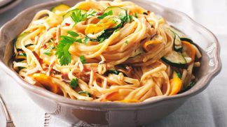 Recept na linguine s cuketovým krémem