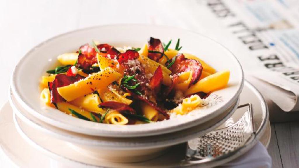 Recept na penne ricce s pancettou