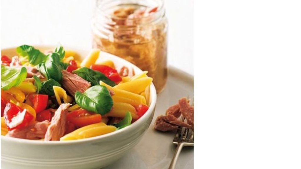 Recept na penne s tuňákem a paprikou Recept na penne s tuňákem a paprikou