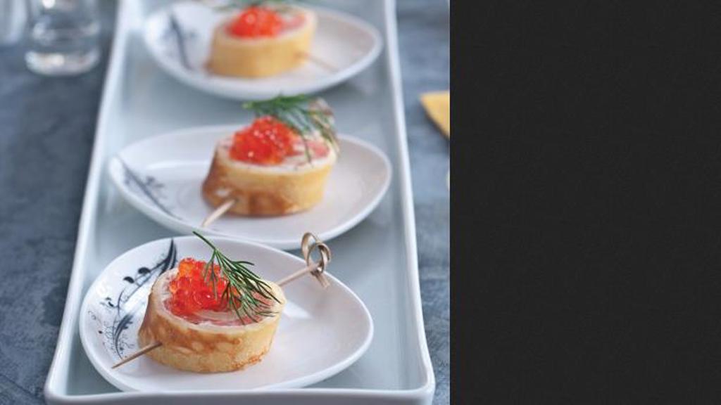 Recept na slané rolky s lososem Recept na slané rolky s lososem