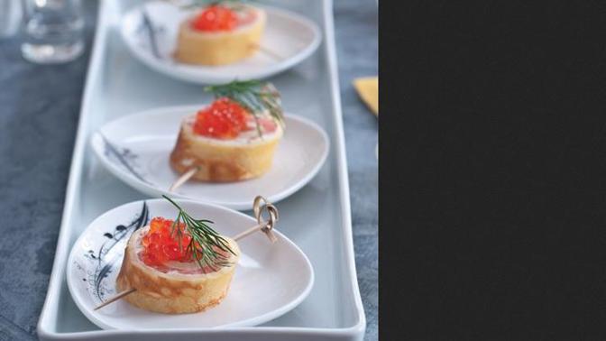 Recept na slané rolky s lososem