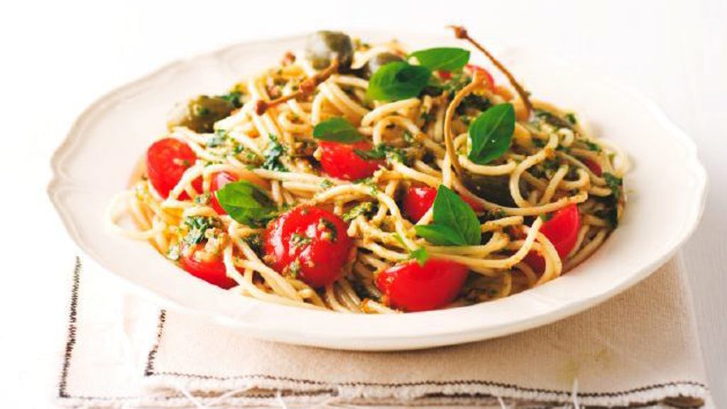 Recept na těstoviny s eolijským pestem
