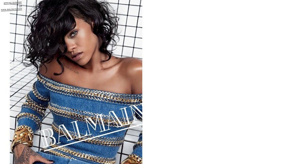Rihanna tváří Balmain Rihanna tváří Balmain