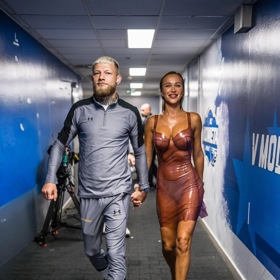 Radek Roušal a Nela Slováková na sobotním Oktagonu.
