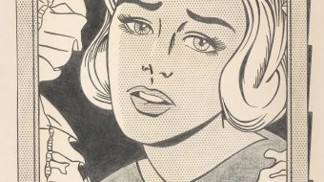 Roy Lichtenstein černý na bílém