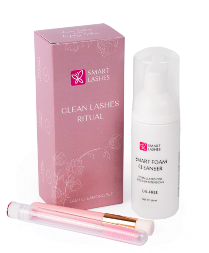 Sada na prodloužené řasy Clean Lashes Ritual, 449 Kč, prodává Smartlashes Sada na prodloužené řasy Clean Lashes Ritual, 449 Kč, prodává Smartlashes