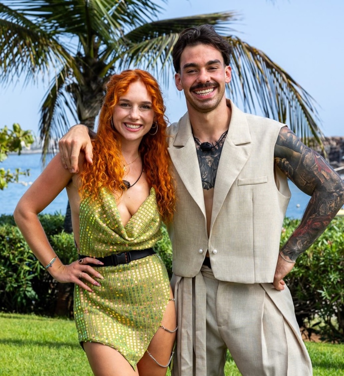 Viktorie Marczakova a Matúš Horváth v reality show Love Island. 