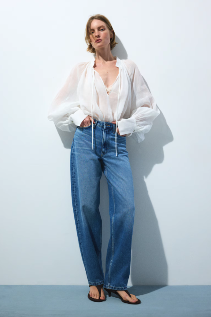 Barrel džíny H&M, 979 Kč Barrel džíny H&M, 979 Kč