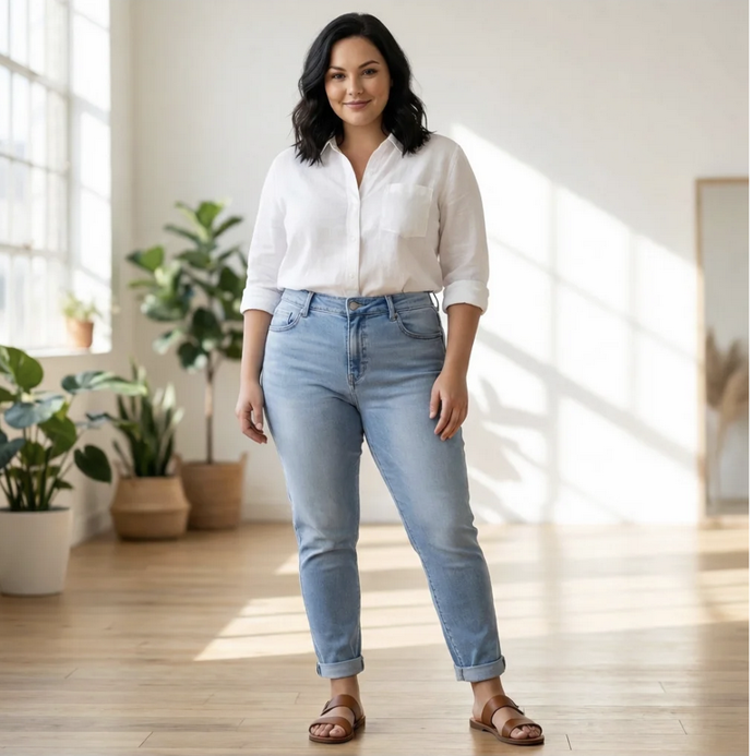 Jeans Mom Fit, 649 Kč Jeans Mom Fit, 649 Kč