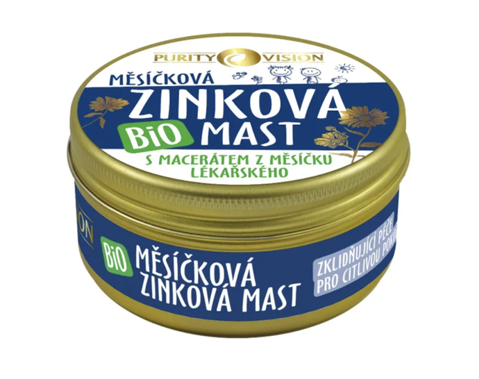 Zinková mast s heřmánkem a měsíčkem, 189 Kč