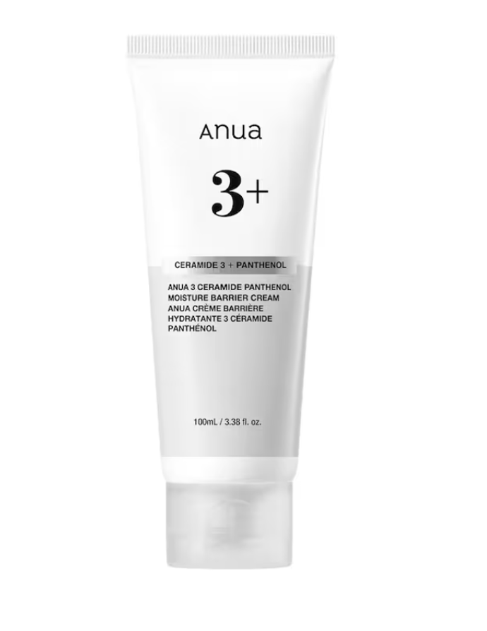 3 Ceramide Panthenol Moisture Barrier Cream - Hydratační nekomedogenní krém obsahující tři druhy ceramidových kapslí a panthenol, které posilují kožní bariéru, zklidňují podráždění a uzamykají dlouhotrvající hydrataci. 550 Kč
