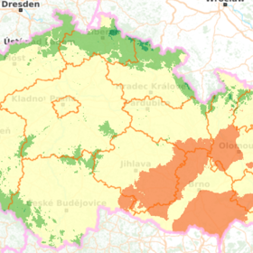 Houbová mapa k sobotě 12. září 2026.