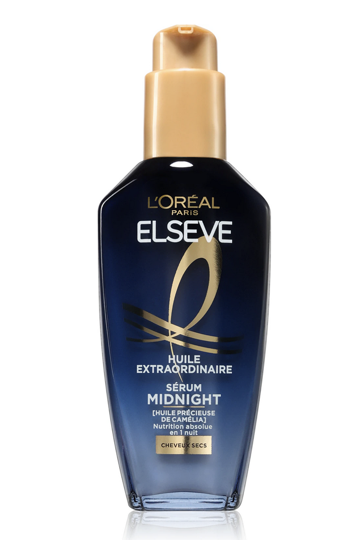 Noční sérum na vlasy  Extraordinary Oil se postará o hloubkovou výživu, regeneraci a uhlazení během noci, zatímco vy odpočíváte. 280 Kč