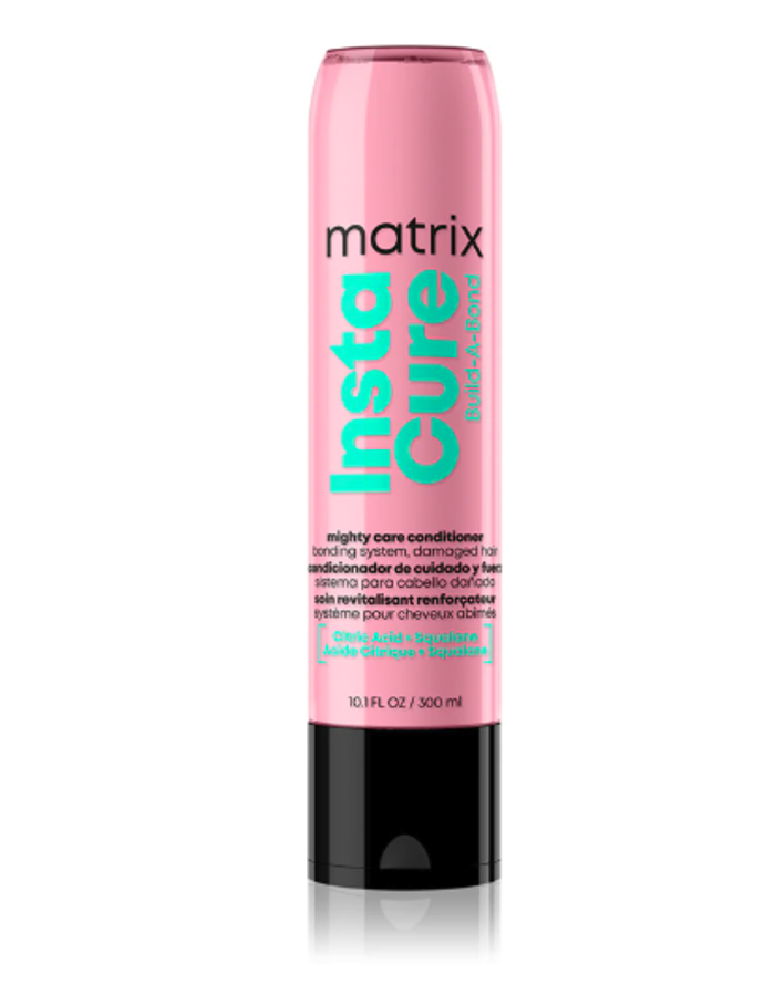 Obnovující kondicionér pro poškozené vlasy Instacure Build a Bond, Matrix, 299 Kč (300 ml), prodává Alza Obnovující kondicionér pro poškozené vlasy Instacure Build a Bond, Matrix, 299 Kč (300 ml), prodává Alza