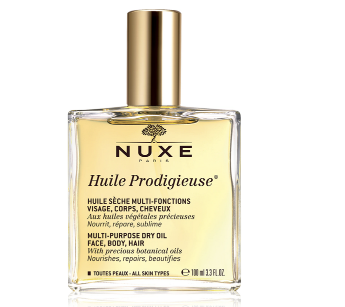 Huile Podigieuse® Multifunkční suchý olej se 7 vzácnými 100% botanickými oleji včetně arganového a makadamiového a nenapodobitelnou texturou a ikonickou vůní pomerančového květu, vanilky a magnolie, vyživuje, hydratuje a zkrášluje pokožku tváře i těla a vlasy, 590 Kč