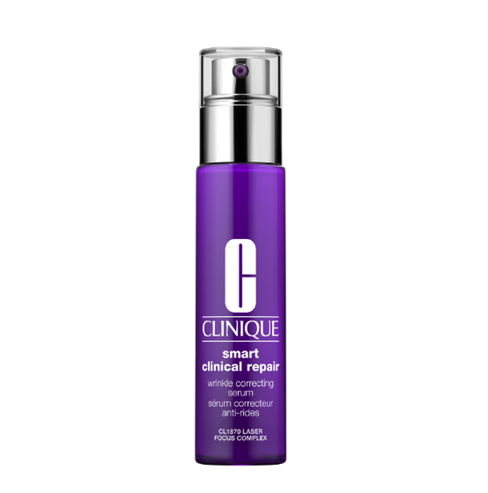 Sérum proti vráskám s retinoidy, peptidy a kyselinou hyaluronovou Clinical Repair, Clinique, 2 290 Kč (30 ml), prodává Sephora