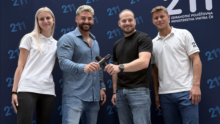 Michal Šeda a jeho tým. Michal Šeda a jeho tým.