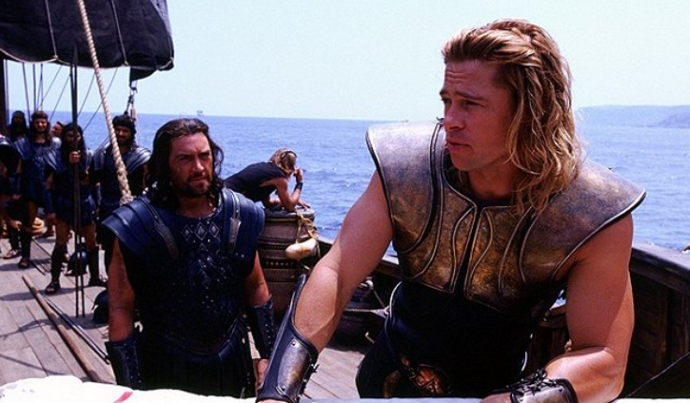 Brad Pitt jako Achilles.