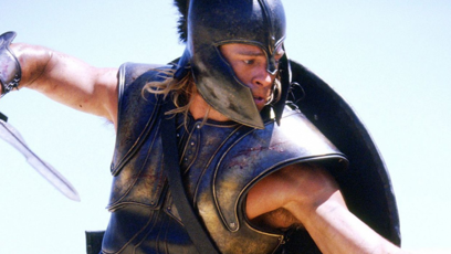 FOTO: Brad Pitt jako Achilles v Troje.