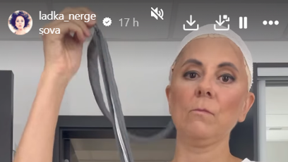 FOTO: Laďka Něrgešová sdílela realitu na Instagramu.