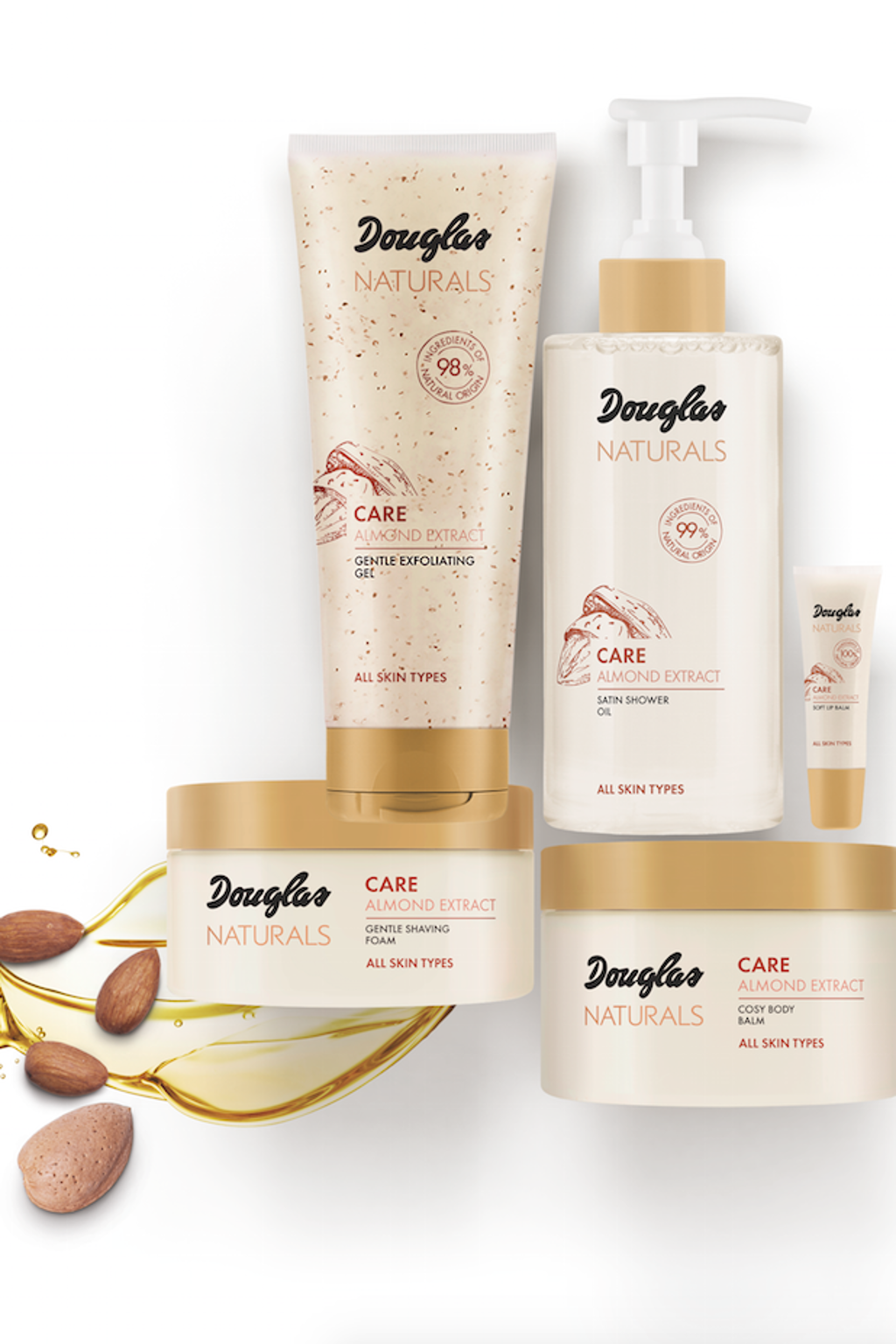 Vyživte pokožku vašeho těla s řadou Douglas Naturals Care
