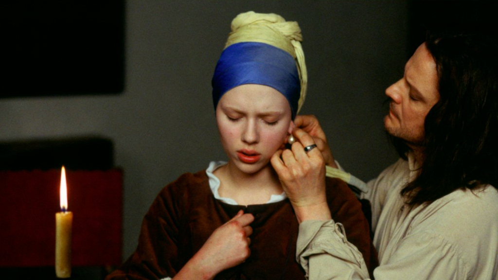 Scéna z filmu Dívka s perlou
Scéna z filmu Dívka s perlou
