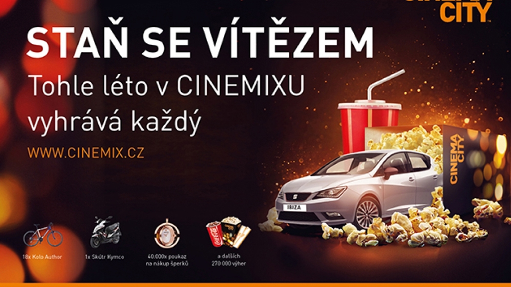 Staň se vítězem – v CINEMIXU vyhrává každý