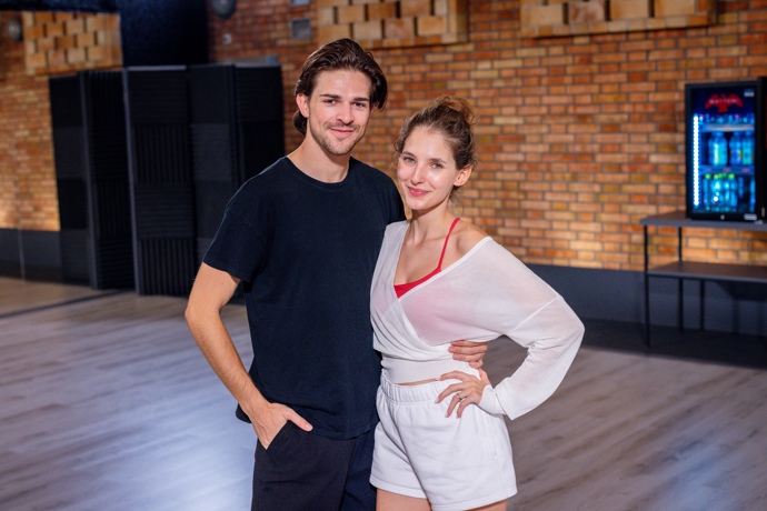 Sara Sandeva a Daniel Makovec už několik týdnů pilně trénují na první přímý přenos.