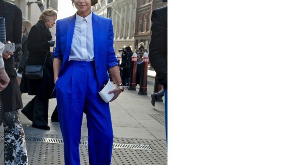 Street style: modrá je dobrá