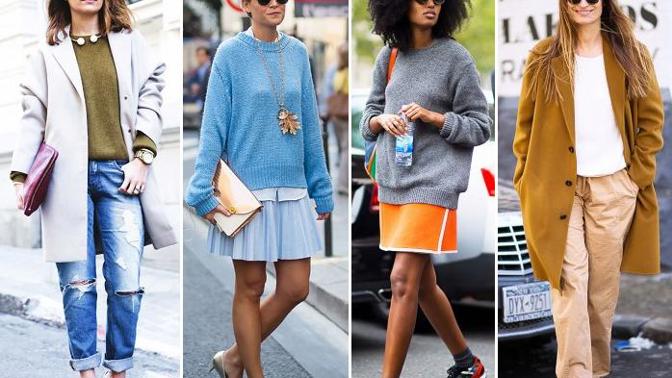 Street style: Svetr základ šatníku
