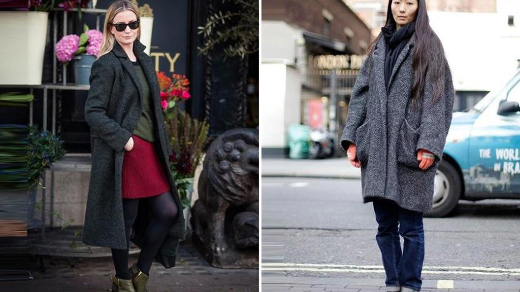 Street style z Londýna: Zimní kabáty Street style z Londýna: Zimní kabáty