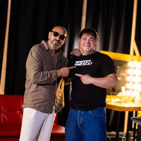Jozefa Rácze přišel na casting podpořit jeho tatínek.