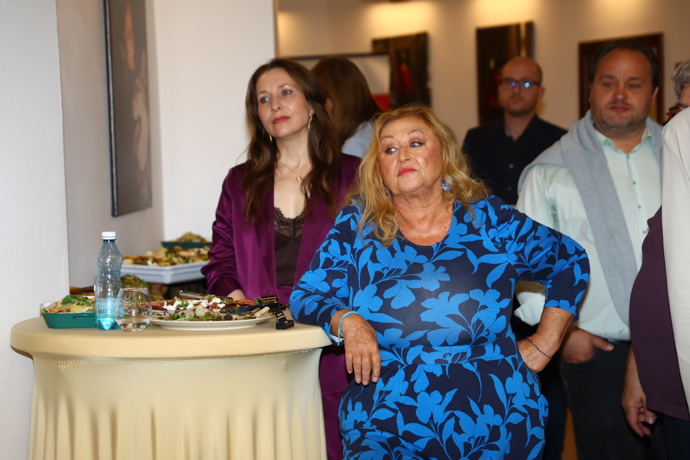 Halina Pawlowská v publiku.