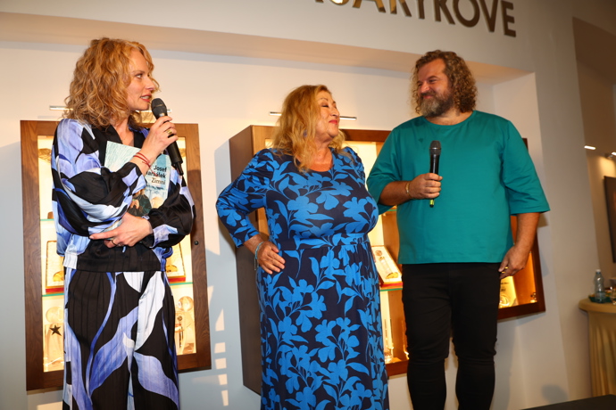 Halina Pawlowská s Josefem Maršálkem. 