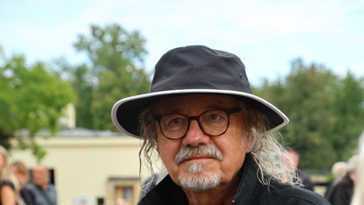 FOTO: Ondřej Hejma na pohřbu Richarda Tesaříka.