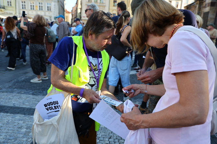 Demonstrace na Staroměstském náměstí v Praze - 28.září 2026.