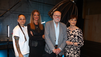 FOTO: Režisérka Šárka Šedivá, soudní znalkyně Klára Neureutterová, forenzní psycholog Karel Netík a kriminalistka Jiřina Hofmanová.