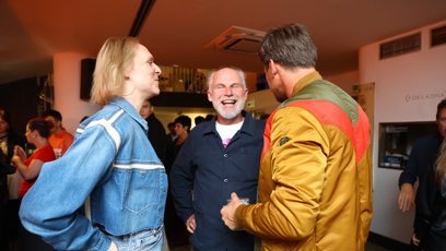 FOTO: Danielu bylo možné zastihnout i v diskuzi s Vojtou Dykem.