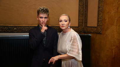 FOTO: Syn Báry Basikové, Theodor Polák, přišel svou maminku podpořit.