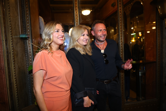 Jan Tuna se Zuzanou Čaputovou na premiéře filmu o Báře Basikové. 