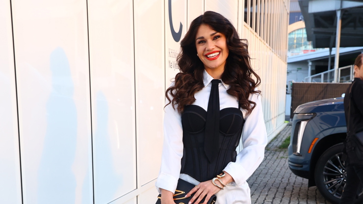 Zpěvačka Andrea Kalousová celá zářila.